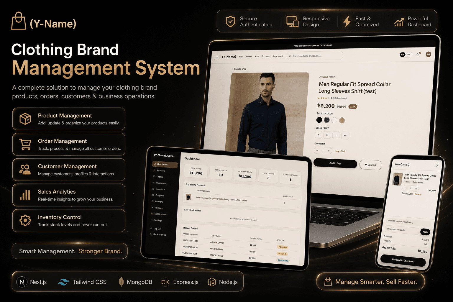 Clothing Brand Management System