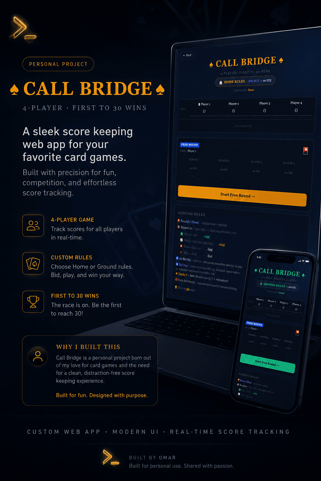 Custom Personal Web App Development
